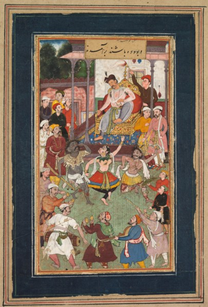 Grotesque Dancers Performing, c.1600. Creator: Unknown.