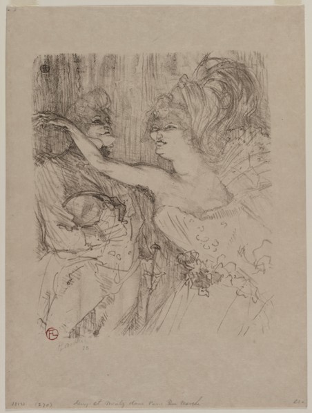 Guy and Mealy, in "Paris qui Marche", 1898. Creator: Henri de Toulouse-Lautrec (French, 1864-1901).