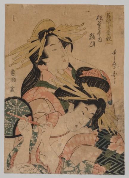 Half-length Portrait of Two Courtesans, 1753-1806. Creator: Unknown.