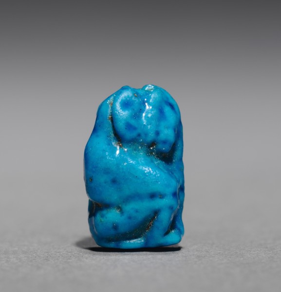 Hamadryas Baboon Amulet, 1540-1069 BC. Creator: Unknown.