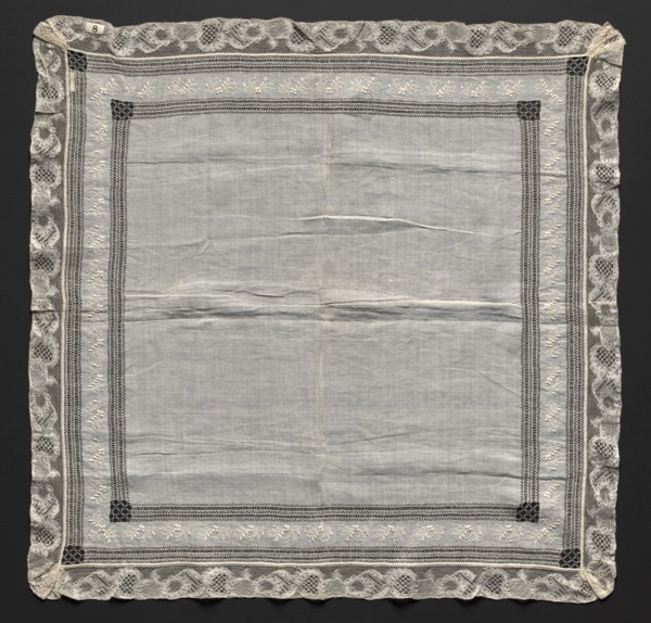 Handkerchief, 1800s. Creator: Unknown.