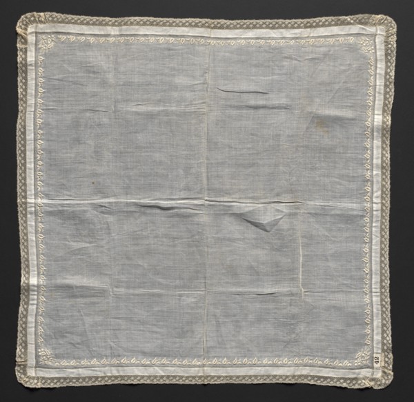 Handkerchief, 1800s. Creator: Unknown.