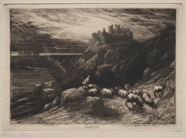 Harlech, 1880. Creator: Francis Seymour Haden (British, 1818-1910).