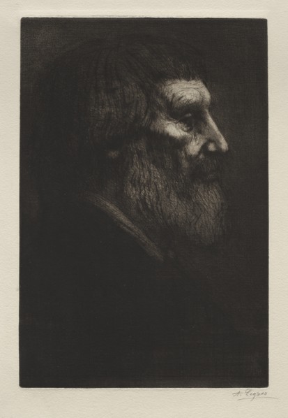 Head of a Man. Creator: Alphonse Legros (French, 1837-1911).