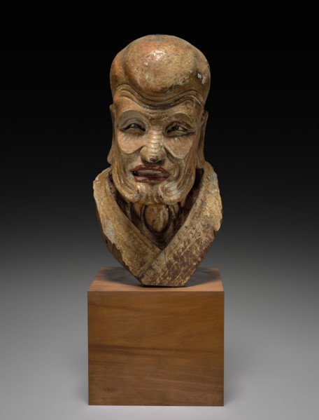 Head of a Patriarch, Ming dynasty (1368-1644) or earlier. Creator: Unknown.
