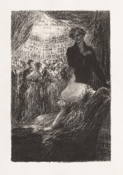 Hector Berlioz, sa vie et ses oevres: Symphonie Fantastique-- Un bal. Creator: Henri Fantin-Latour (French, 1836-1904).