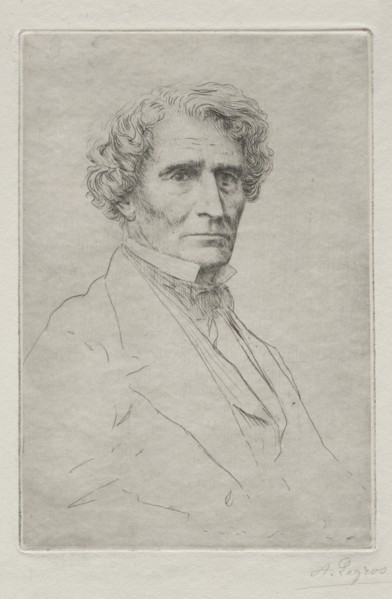 Hector Berlioz. Creator: Alphonse Legros (French, 1837-1911).