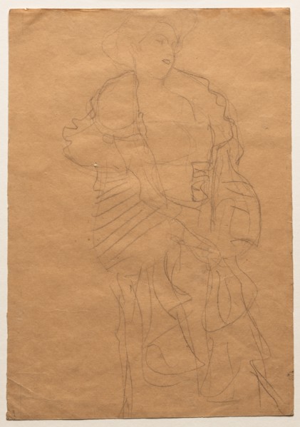 Hermine Gallia, c. 1903. Creator: Gustav Klimt (Austrian, 1862-1918).
