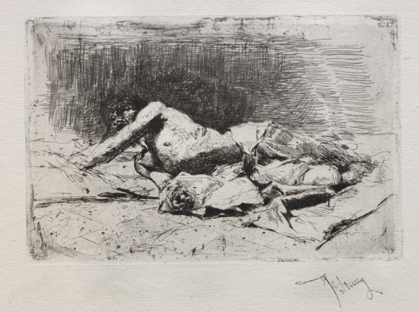 Homme se roulant de terre. Creator: Mariano Fortuny y Carbó (Spanish, 1838-1874).