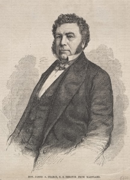 Hon. James A. Pearce, U. S. Senator from Maryland, 1859. Creator: Winslow Homer (American, 1836-1910).