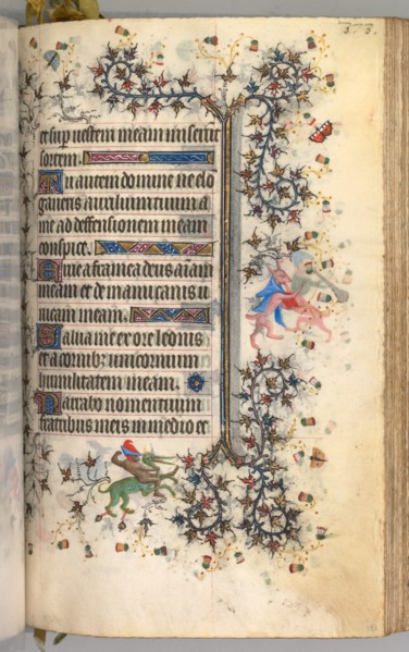 Hours of Charles the Noble, King of Navarre (1361-1425): fol. 182r, Text, c. 1405. Creator: Master of the Brussels Initials and Associates (French).