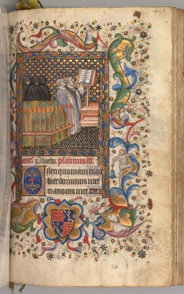 Hours of Charles the Noble, King of Navarre (1361-1425): fol. 202r, Office of the Dead, c. 1405. Creator: Master of the Brussels Initials and Associates (French).