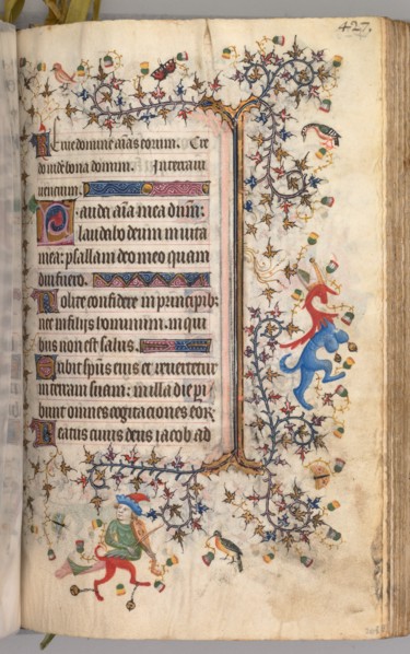 Hours of Charles the Noble, King of Navarre (1361-1425): fol. 208r, Text, c. 1405. Creator: Master of the Brussels Initials and Associates (French).