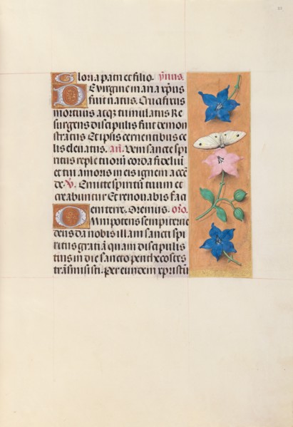 Hours of Queen Isabella the Catholic, Queen of Spain: Fol. 33r, c. 1500. Creator: Master of the First Prayerbook of Maximillian (Flemish, c. 1444-1519); Associates, and.