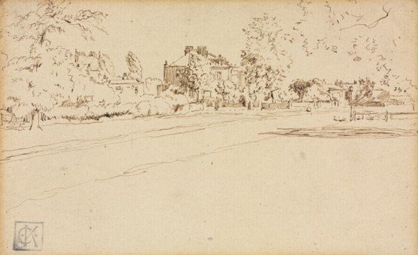 House in Hammersmith. Creator: Charles Samuel Keene (British, 1823-1891).