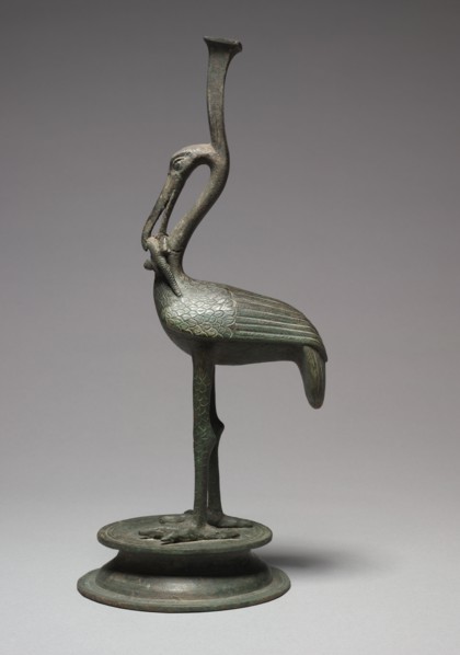 Ibis Eating a Lizard, 1st Century BC to 1st Century AD. Creator: Unknown.