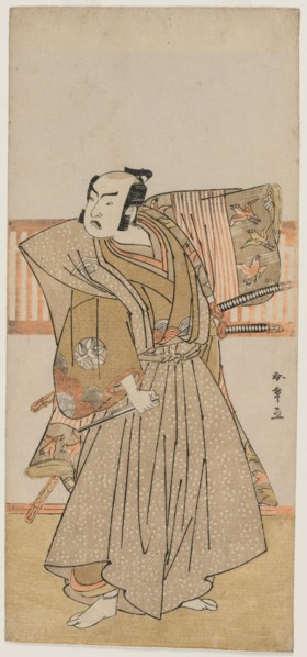 Ichimura Uzaemon IX as Soga no Juro, mid 1770s. Creator: Katsukawa Shunsho (Japanese, 1726-1792).