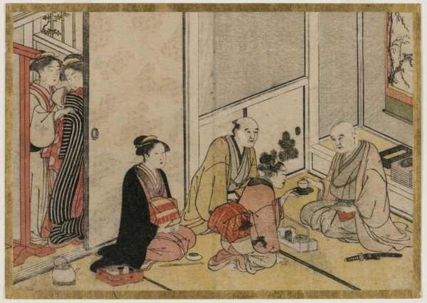 Interior Scene. Creator: Katsukawa Shunsho (Japanese, 1726-1792).