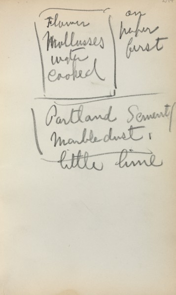 Italian Sketchbook: Notes (page 244), 1898-1899. Creator: Maurice Prendergast (American, 1858-1924).