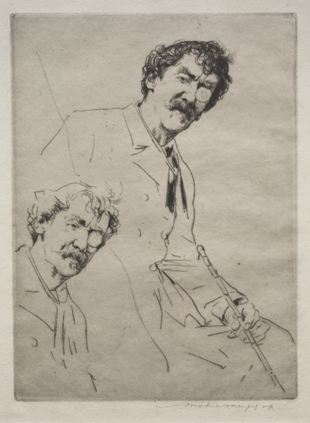 James MacNeill Whistler. Creator: Mortimer Menpes (British, 1860-1938).