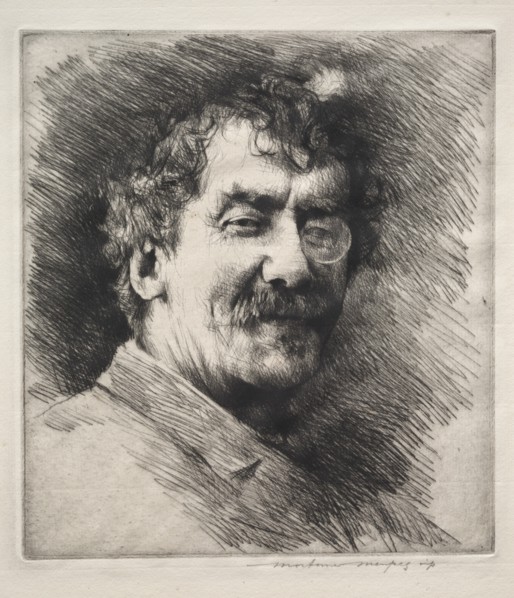 James MacNeill Whistler. Creator: Mortimer Menpes (British, 1860-1938).