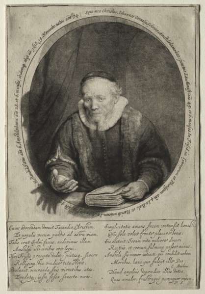Jan Cornelis Sylvius, Preacher, 1646. Creator: Rembrandt van Rijn (Dutch, 1606-1669).
