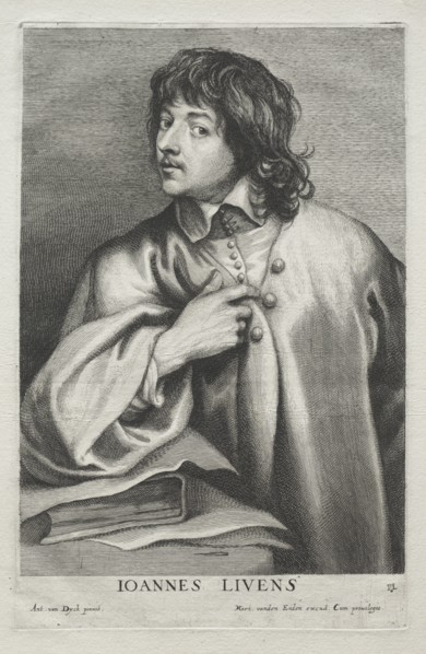 Jan Lievens, 1636-1641. Creator: Lucas Emil Vorsterman (Flemish, 1595-1675).