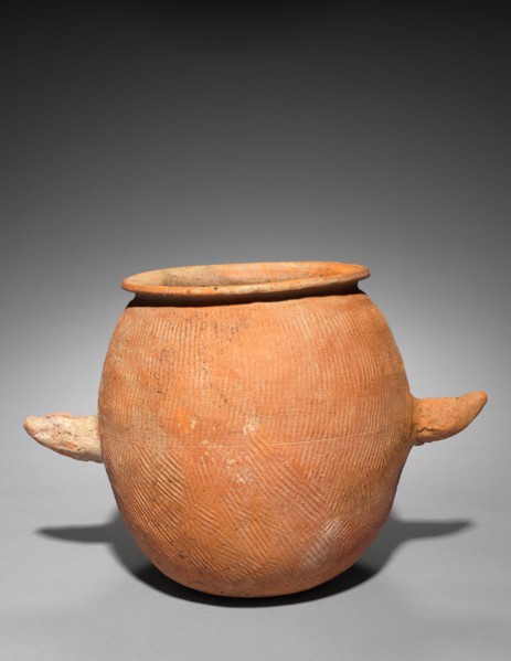 Jar with Horn-Shaped Handles, 100s. Creator: Unknown.