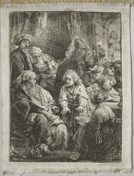 Joseph Telling his Dreams, 1638. Creator: Rembrandt van Rijn (Dutch, 1606-1669).