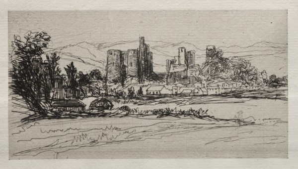 Kidwelly Castle. Creator: Francis Seymour Haden (British, 1818-1910).