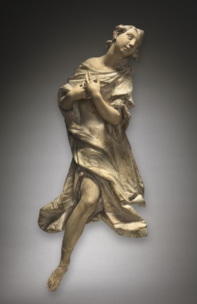 Kneeling Angel, c. 1760. Creator: Ignaz Günther (German, 1725-1775).