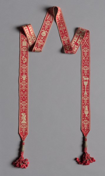 Knitted Bible Mark (Three of Four), 18th-19th century. Creator: Unknown.