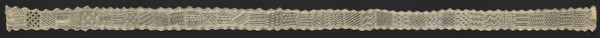 Knitted Lace Sampler, 19th century. Creator: Unknown.