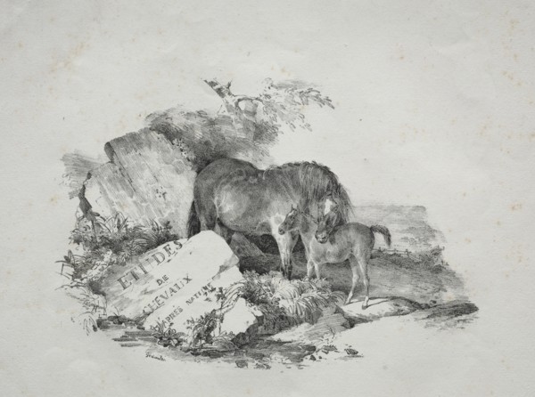 La Jument et son poulain. Creator: Théodore Géricault (French, 1791-1824).