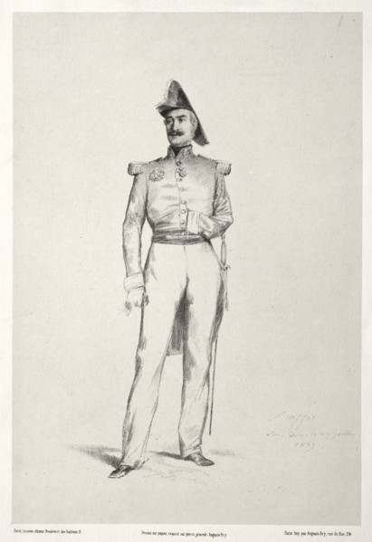La Maréchal Baraquey dHilliers, 1859. Creator: Auguste Raffet (French, 1804-1860).