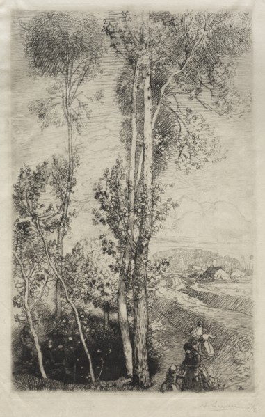 La Petite Mare, 1908. Creator: Auguste Louis Lepère (French, 1849-1918).