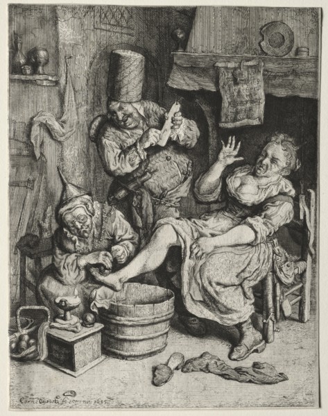 La Ventouse, 1695. Creator: Cornelis Dusart (Dutch, 1660-1704).