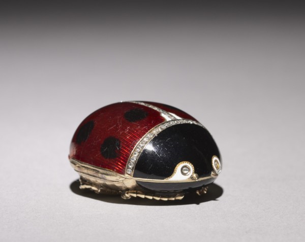 Ladybird Beetle Pillbox, 1896-1903. Creator: House of Fabergé (Russian, 1842-1918); Mikhail Evlampievich Perkhin (Russian, 1860-1903).