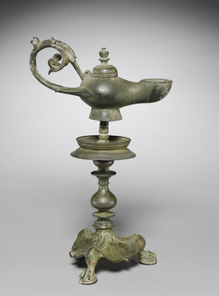 Lamp and Stand, 400s. Creator: Unknown.