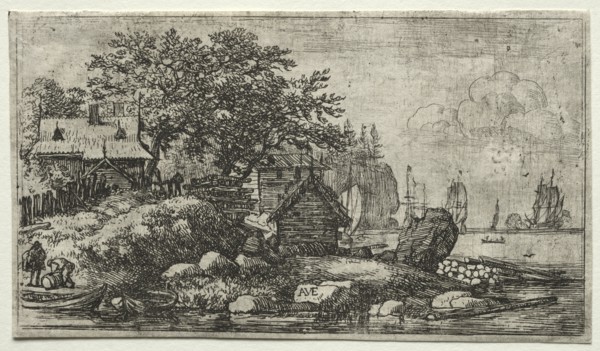 Landscape with Two Empty Boats. Creator: Allart van Everdingen (Dutch, 1621-1675).