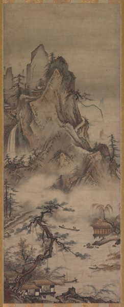 Landscape, 16th century. Creator: Jud? (Japanese, active 16th century).