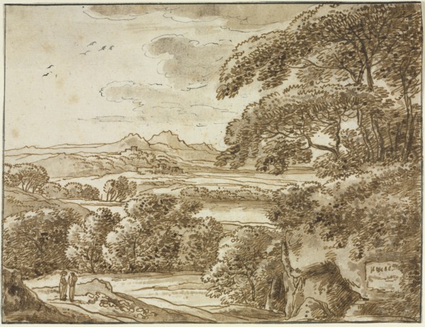 Landscape, c 1780. Creator: Franz Kobell (German, 1749-1822).