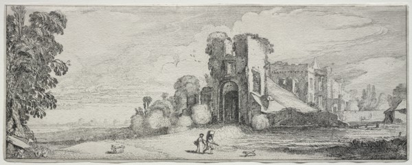 Landscapes and Ruins: Brederode Castle. Creator: Jan van de Velde (Dutch, 1593-1641).