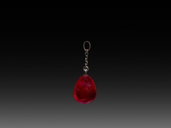 Lapis Lazuli Easter Egg (ruby egg surprise), late 1800s - early 1900s. Creator: Peter Carl Fabergé (Russian, 1846-1920), firm of.
