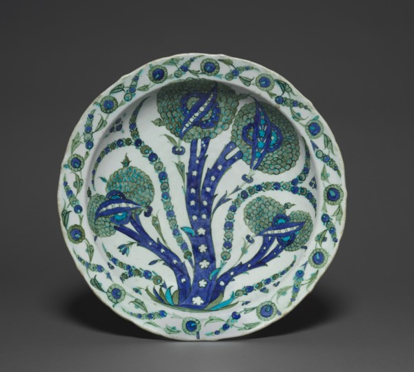 Large Dish with Artichokes, c. 1535-1540. Creator: Unknown.