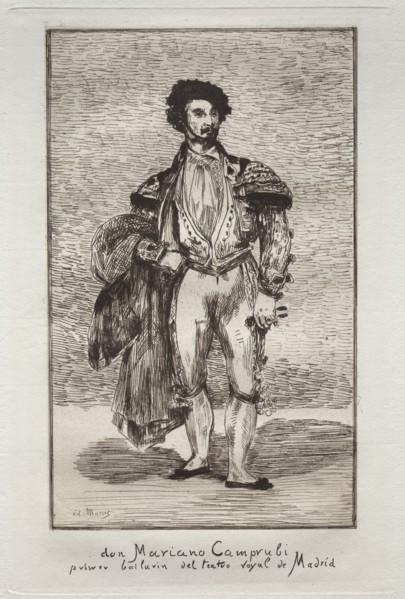 Le Bailarin ( Don Mariano Camprubi ). Creator: Edouard Manet (French, 1832-1883).