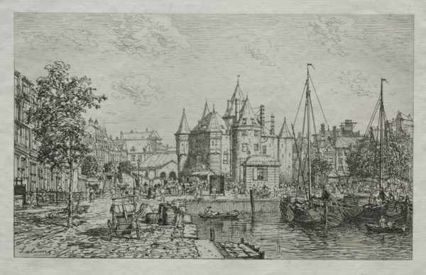Le Haag à Amsterdam. Creator: Maxime Lalanne (French, 1827-1886).