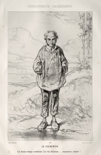 Le Vigneron. Creator: Paul Gavarni (French, 1804-1866).