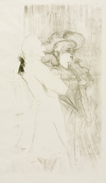 Lender and Auguez in "The Song of Fortune", 1895. Creator: Henri de Toulouse-Lautrec (French, 1864-1901).