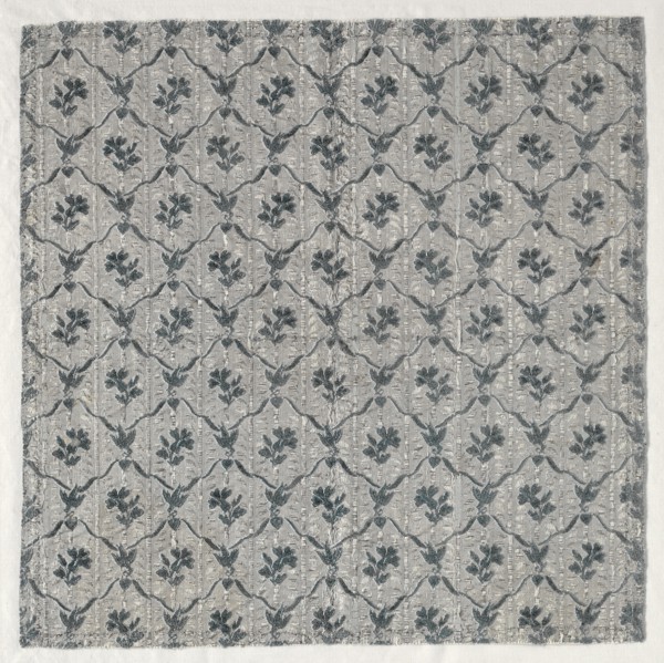 Length of Brocaded Silk and Chenille, 1723-1774. Creator: Unknown.